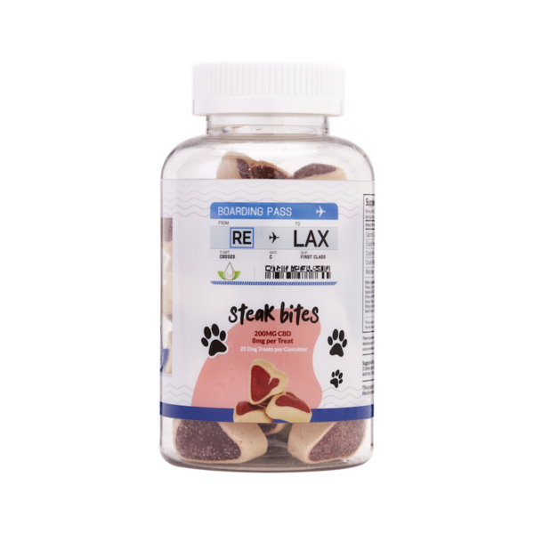 cbd pet treat steak bites