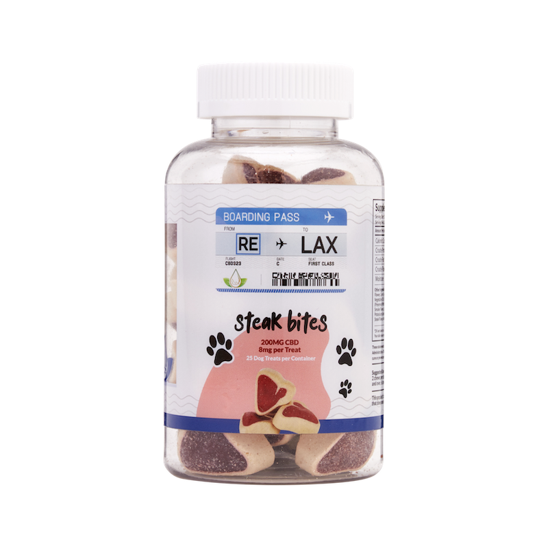 cbd pet treat steak bites