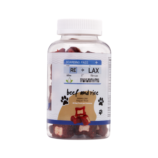cbd pet treat beef and rice