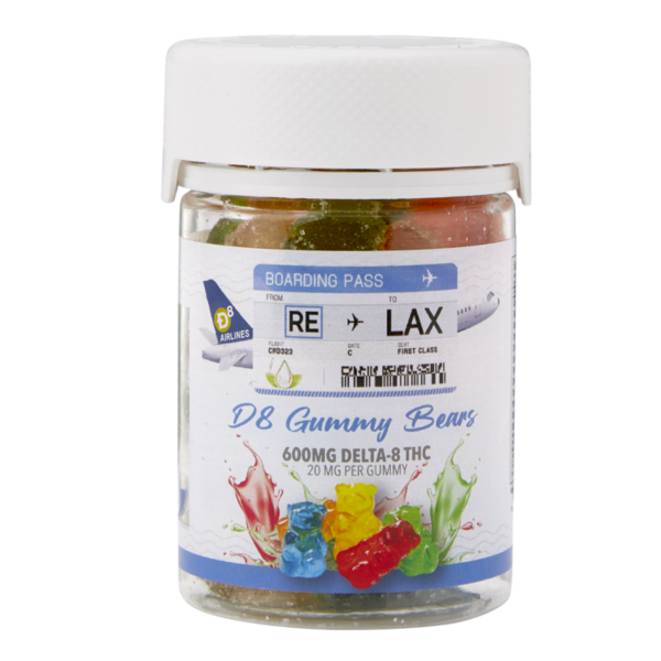 600mg Delta 8 Gummy Bears