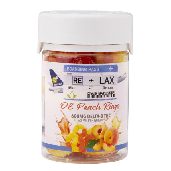600mg Delta 8 Peach Rings