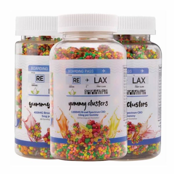 yummy clusters broad spectrum cbd gummies 400mg 800mg 1200mg