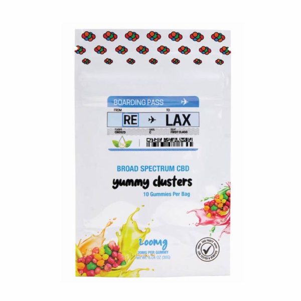 200mg broad spectrum cbd yummy clusters